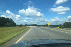 We can now start believing we're really in the mountains...