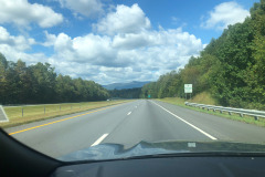 We can now start believing we're really in the mountains...