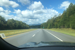 We can now start believing we're really in the mountains...