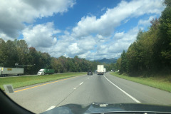 Nice mountani with shadow from the clouds ahead...