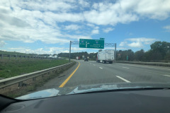 Back on I-77 north where two tunnels await us...