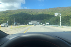 Back on I-77 north where two tunnels await us...