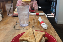 A bit of lunch at the cafe! A bit of lunch at the cafe!