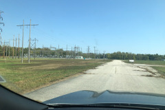 Shockingly, you can drive right into the site where the plant used to be.  Grandpa Williams was a turbine operator at this coal-fired electric plant.