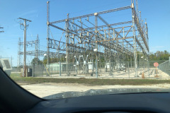 An electric substation is all that is left...