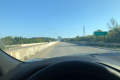 Crossing the Ohio River into Kentucky...