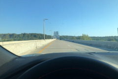 Crossing the Ohio River into Kentucky...