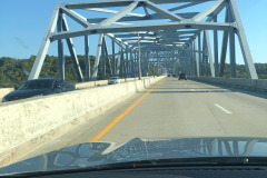 Crossing the Ohio River into Kentucky...