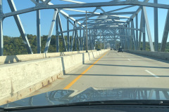 Crossing the Ohio River into Kentucky...