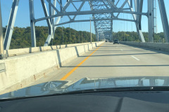 Crossing the Ohio River into Kentucky...
