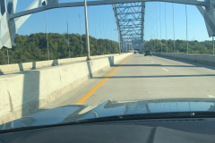Crossing the Ohio River into Kentucky...