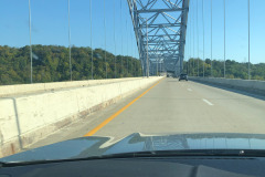 Crossing the Ohio River into Kentucky...