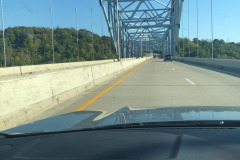 Crossing the Ohio River into Kentucky...