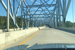 Crossing the Ohio River into Kentucky...
