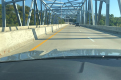 Crossing the Ohio River into Kentucky...