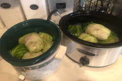 Into the crock pot it goes... Into the crock pot it goes...