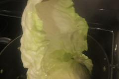 The boiling water makes extracting the individual leaves much easier... The boiling water makes extracting the individual leaves much easier...