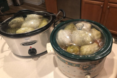 About nine hours of torture by wonderful smells later... About nine hours of torture by wonderful smells later...