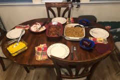 Plenty of comfort food on that table! Plenty of comfort food on that table!
