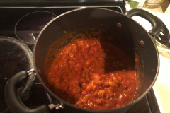 Add the sauce (my favourite is Newman's Own Sockarooni!)... Add the sauce (my favourite is Newman's Own Sockarooni!)...