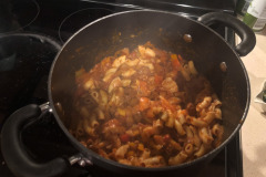 Dump the macaroni in and mix it really good! Dump the macaroni in and mix it really good!