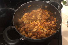 Dump the macaroni in and mix it really good! Dump the macaroni in and mix it really good!