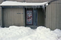 The door to our corner flat... The door to our corner flat...