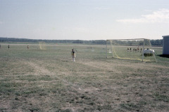 Shockingly, I was the biggest obstacle in front of that huge net...