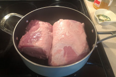 Brown the pork loin ends prior to dumping it in the crock pot... Brown the pork loin ends prior to dumping it in the crock pot...