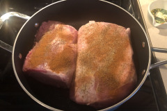 Brown the pork loin ends prior to dumping it in the crock pot... Brown the pork loin ends prior to dumping it in the crock pot...