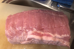 The middle of the pork loin makes great thick-cut pork chops for a lot less than the grocery wants for doing the exact same thing! The middle of the pork loin makes great thick-cut pork chops for a lot less than the grocery wants for doing the exact same thing!
