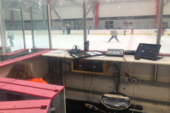 Guess who is visiting in the scorer's booth before the game... :) Guess who is visiting in the scorer's booth before the game... :)