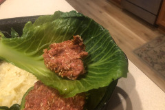 Mmm...stuffed cabbage! Mmm...stuffed cabbage!