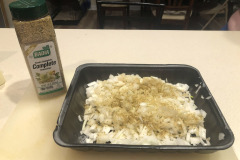 Diced onions ready for carmelising with a new seasoning... Diced onions ready for carmelising with a new seasoning...