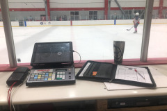 The referee looks a bit different tonight... The referee looks a bit different tonight...