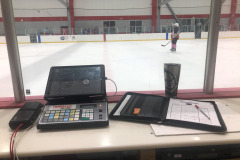 The referee looks a bit different tonight... The referee looks a bit different tonight...