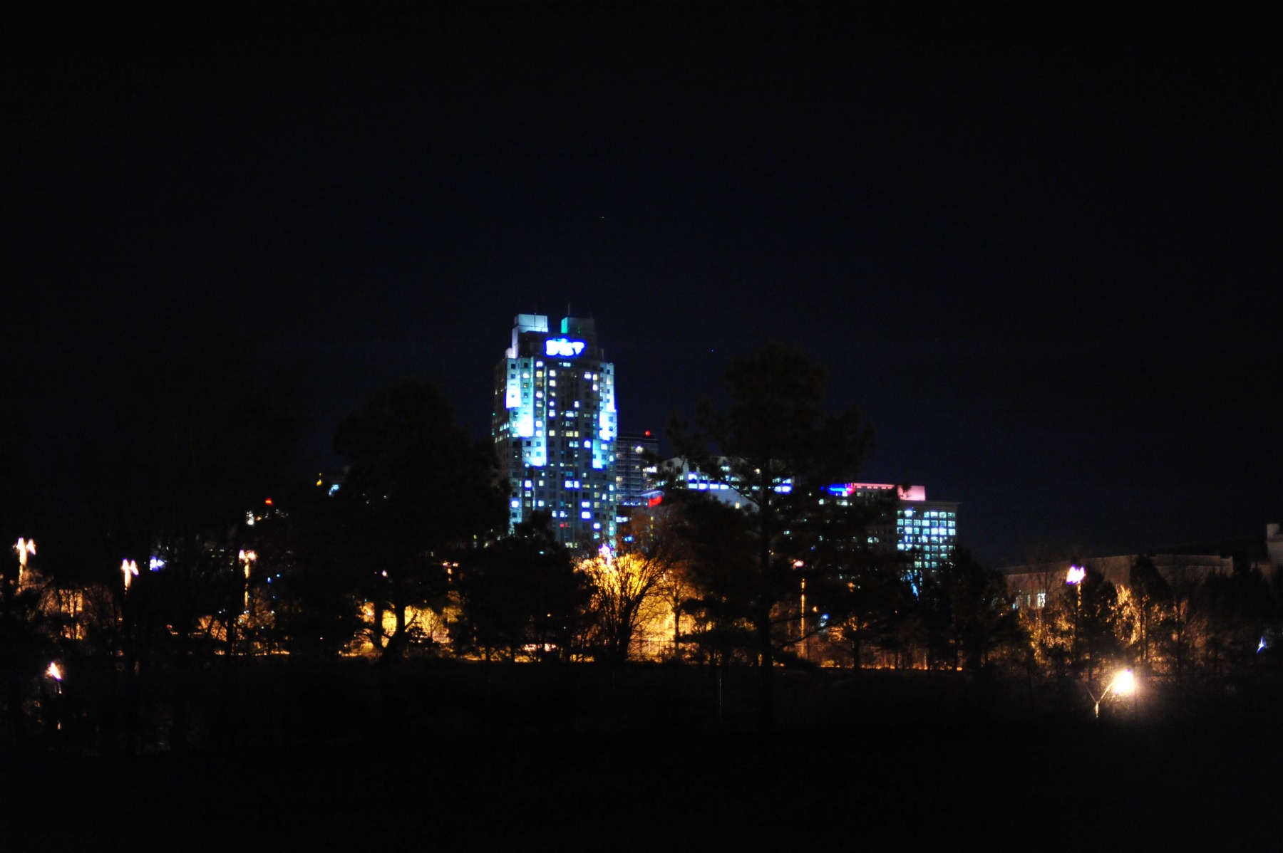 Downtown Raleigh at night!