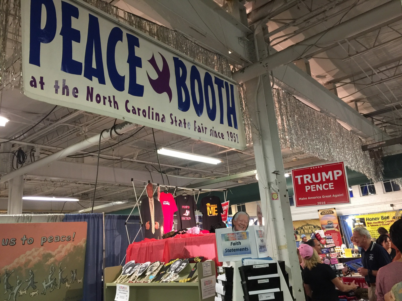From “The NC State Fair Exhibitor Space Assigner Has Quite the Sense of Irony” Dept: