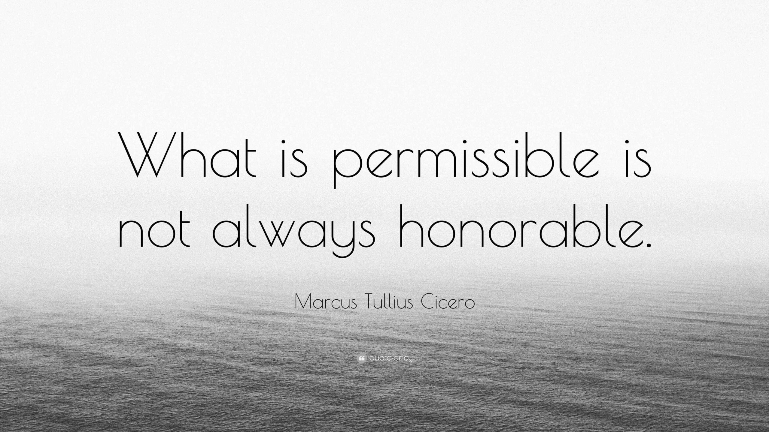 Episode 11 – From the “What Is Permissible Is Not Always Honourable!” Dept: