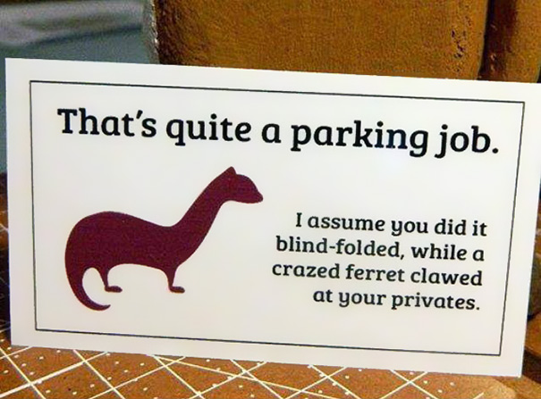 From the “Traffic Bollards For Bellends 101!” Dept: