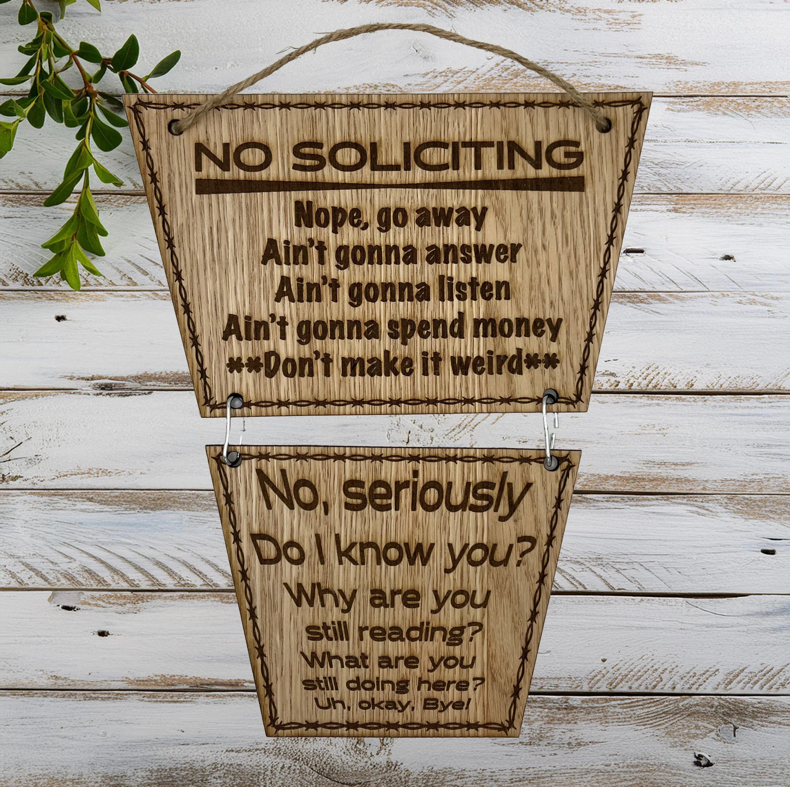 From the “When Will These Dingleberries Ever Take A Bloody Hint?!?” Dept: